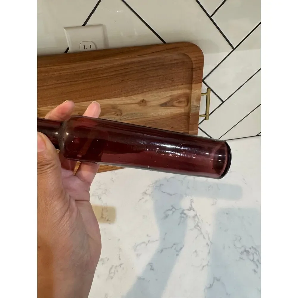 Vintage tall purple